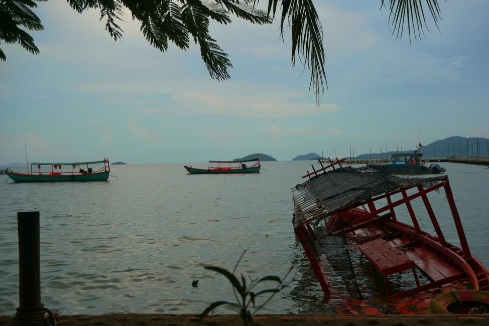 Boote nach Kaoh Tonsay