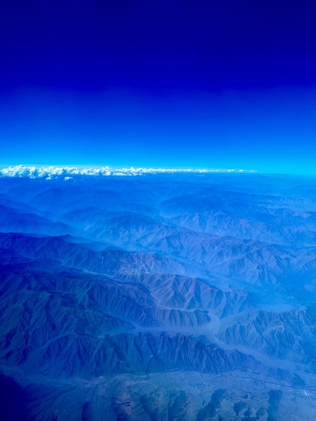 Ein wunderschöner letzter Blick auf die Anden