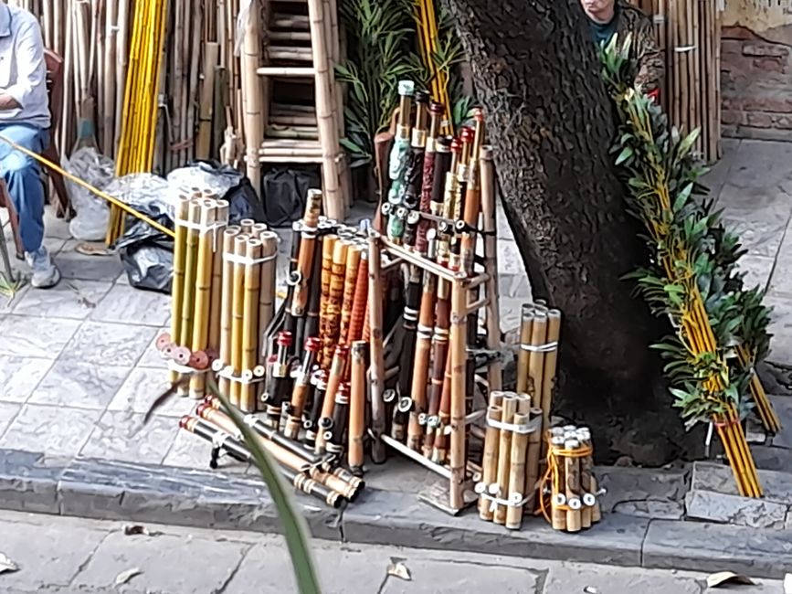 Bamboo pipes