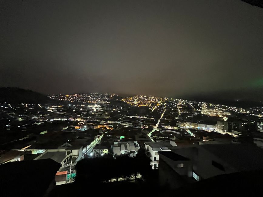 Quito at night