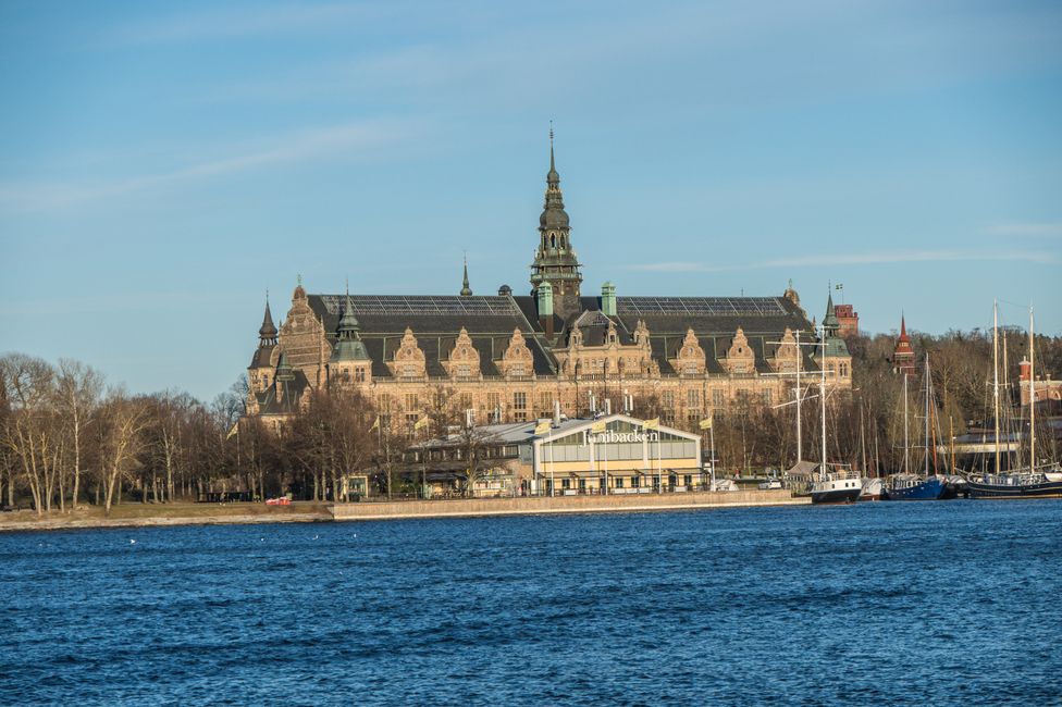 Östermalm - Nybroviken - Blick nach Djurgarden
