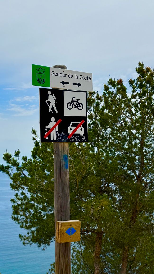 Wanderweg nach Benidorm