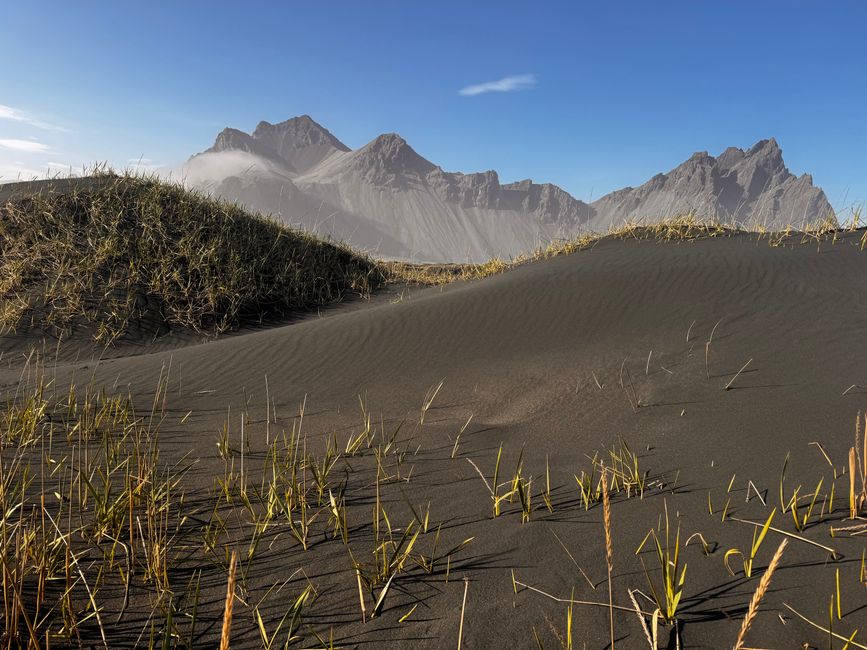 ...oggi ci dirigiamo verso sud verso Stokksnes e...