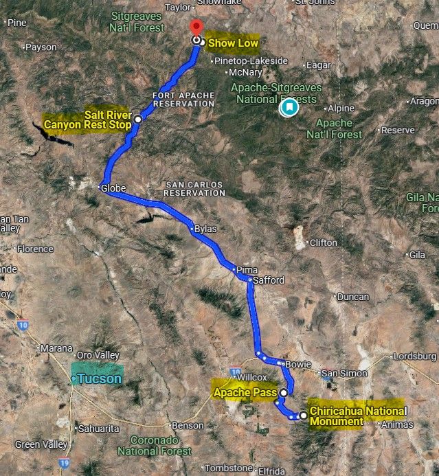BLOG 13 : Apache Pass et Salt River Canyon