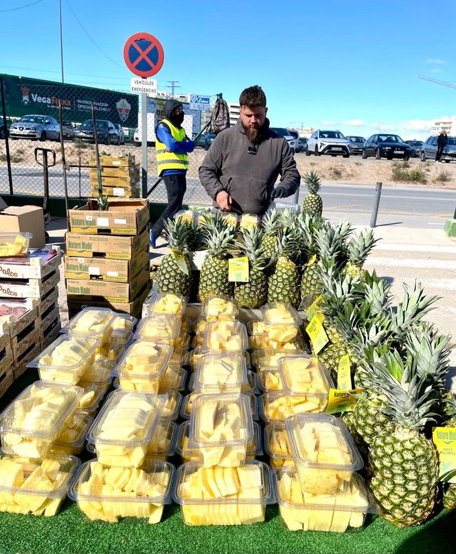 Pineapple on offer...