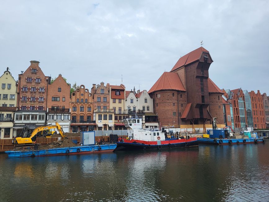 Alter Hafen Danzig mit Krantor