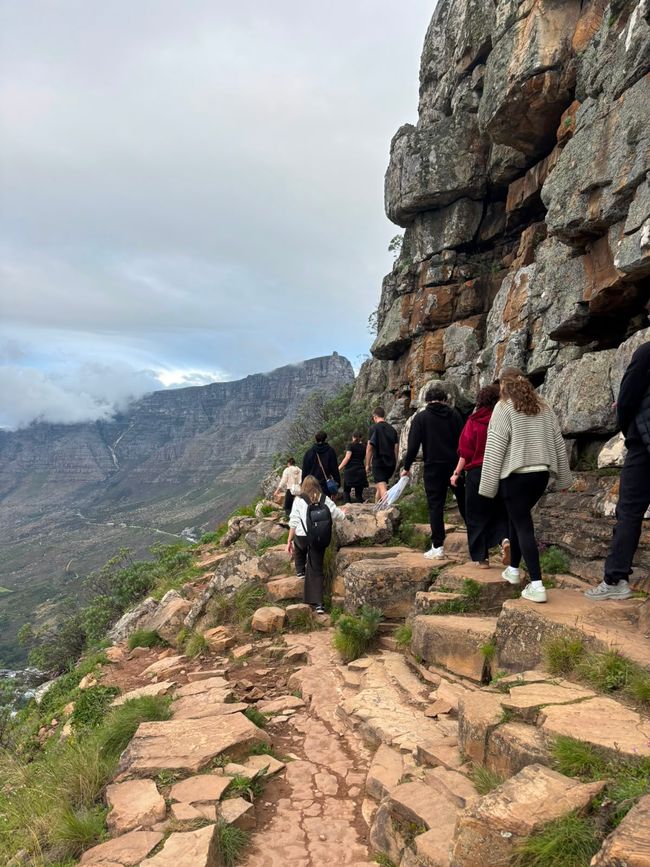 Hiking Lion's head again, around sunset time.