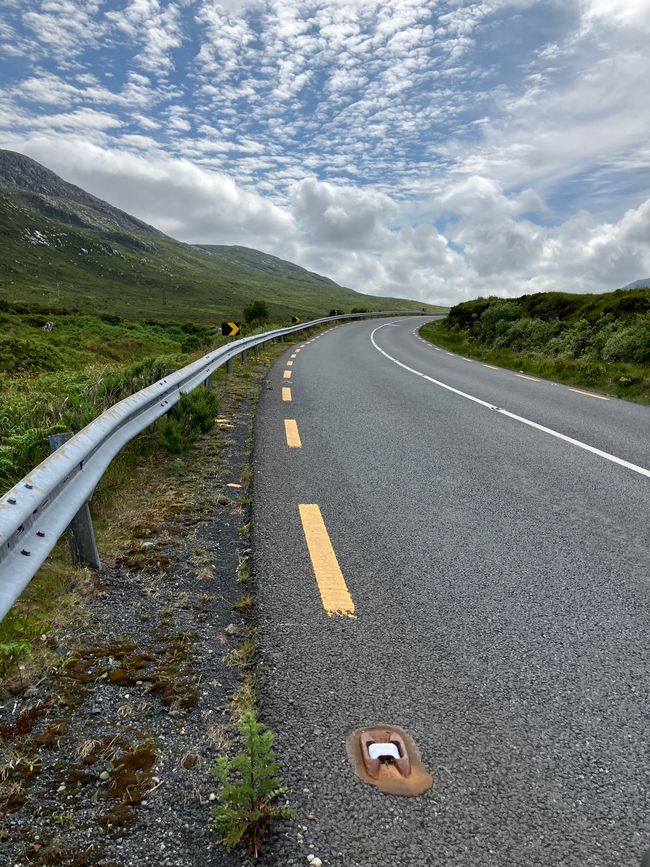 Montée au col du Mte Errigal