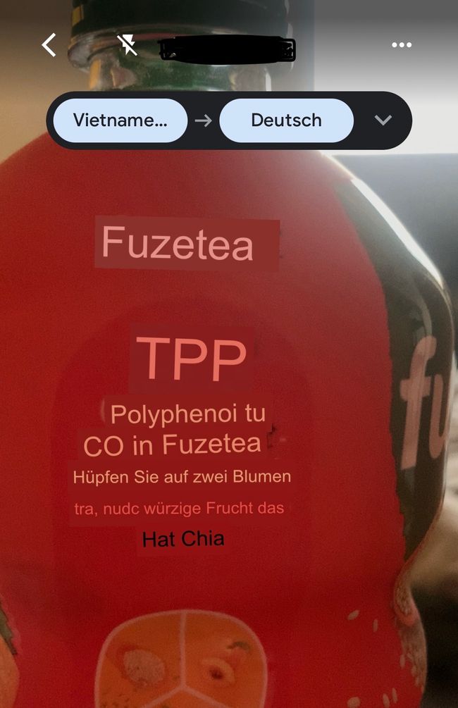 Fuze tea (iced tea)