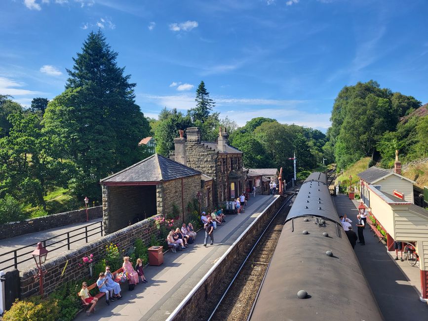 North Yorkshire Moors Railway from Pickering to Whitby - on the Hogwarts Express through Hogsmeade