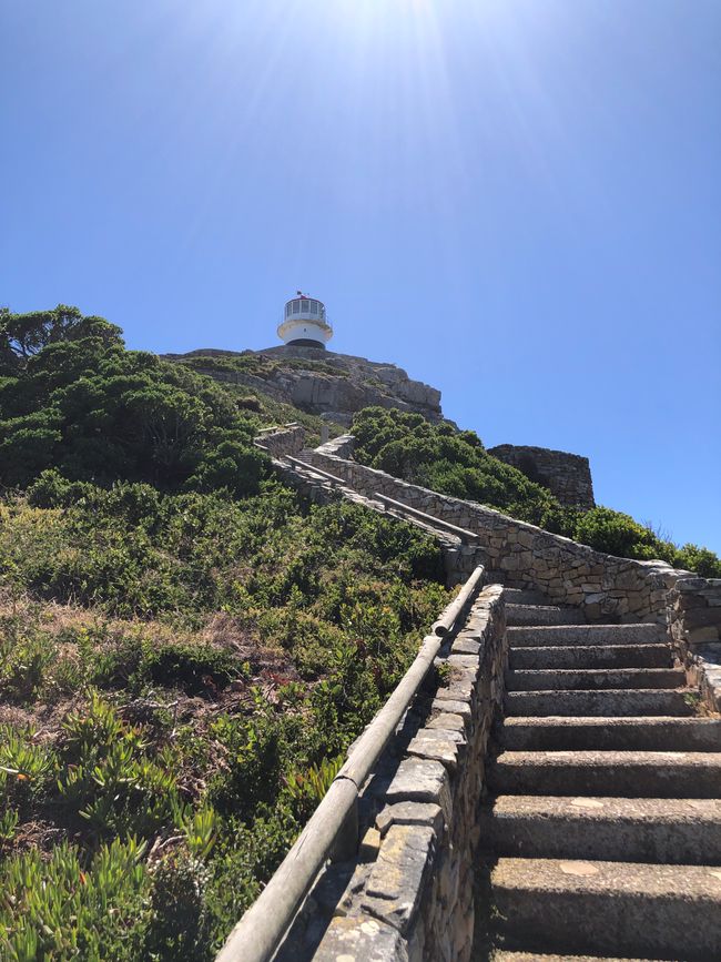 Hoch zum alten Leuchtturm ...