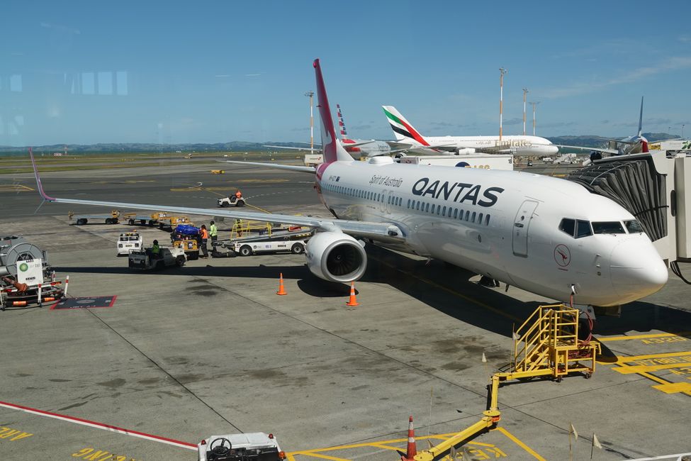 Mit Qantas nach Sydney