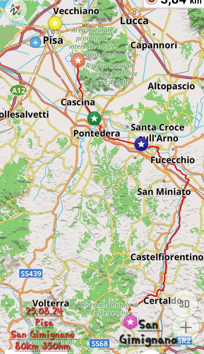 25.08.24 nach San Gimignano 