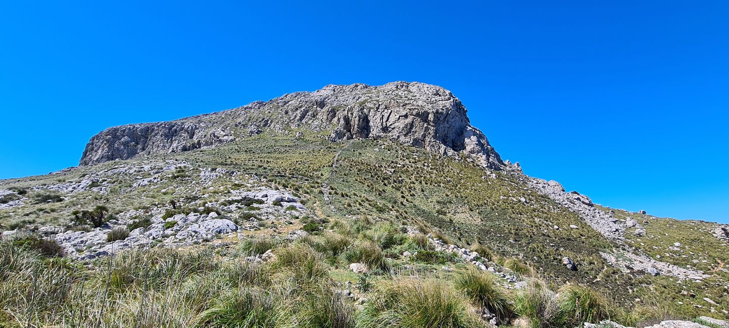 Der erste Anstieg von Finca Ses Fontanelles nach Estellencs