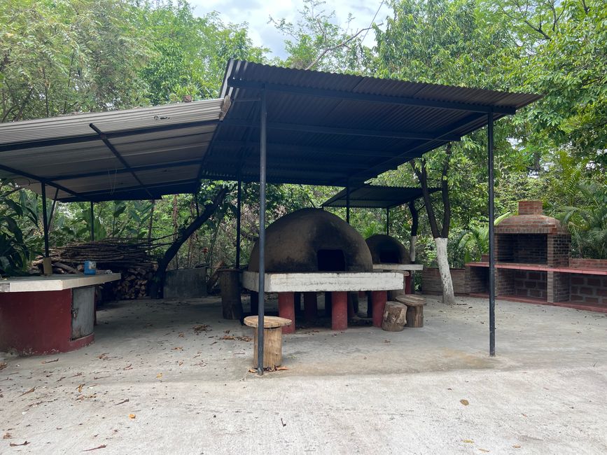 A public bread baking space