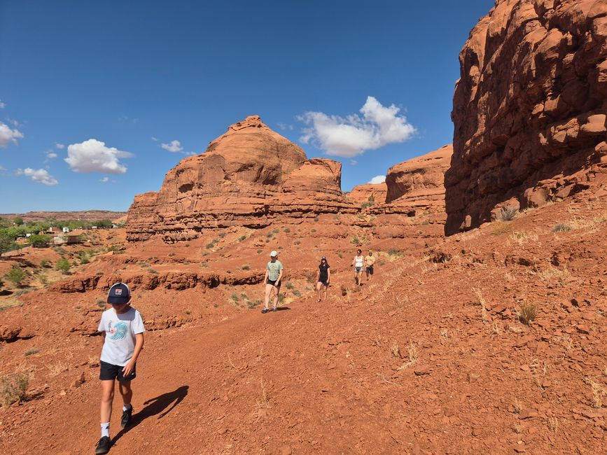 Chemin vers le Monument Valley