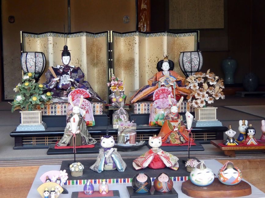 Fensterdeko in den Samurai Häusern