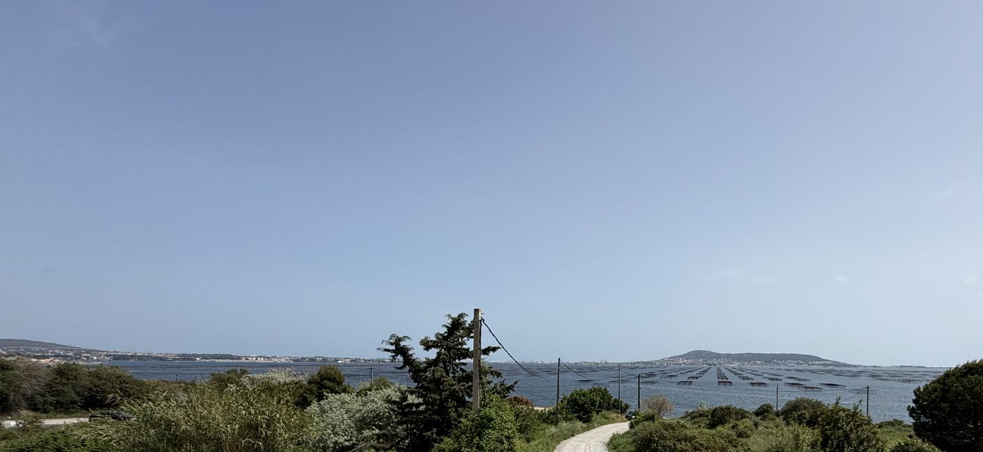 left Balaruc-les-Bains, Sète
