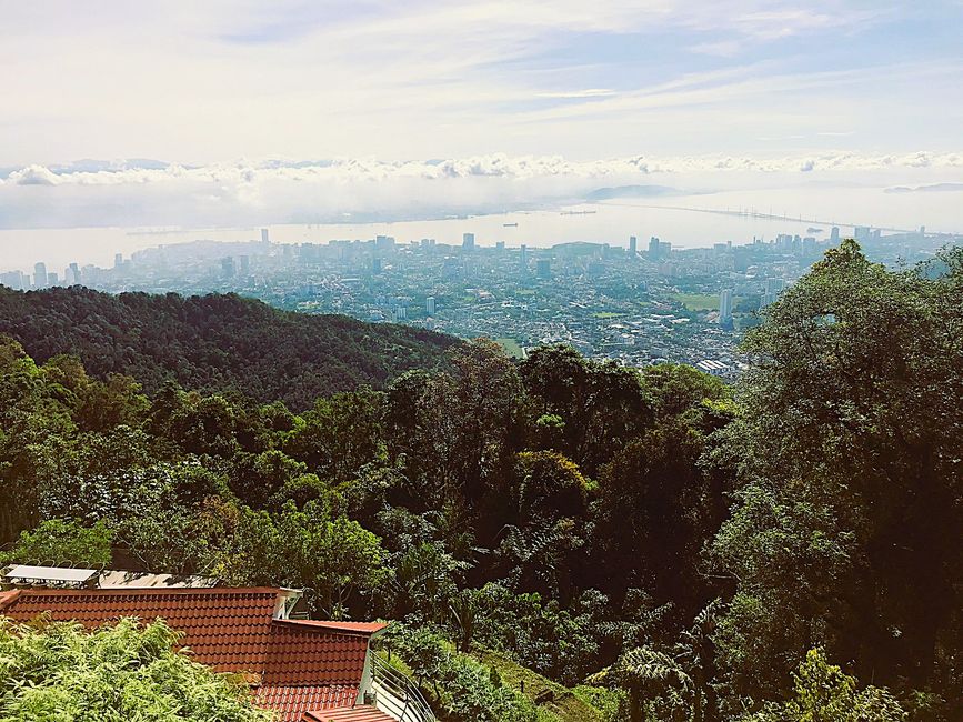 Vue panoramique depuis le Penang Hill
