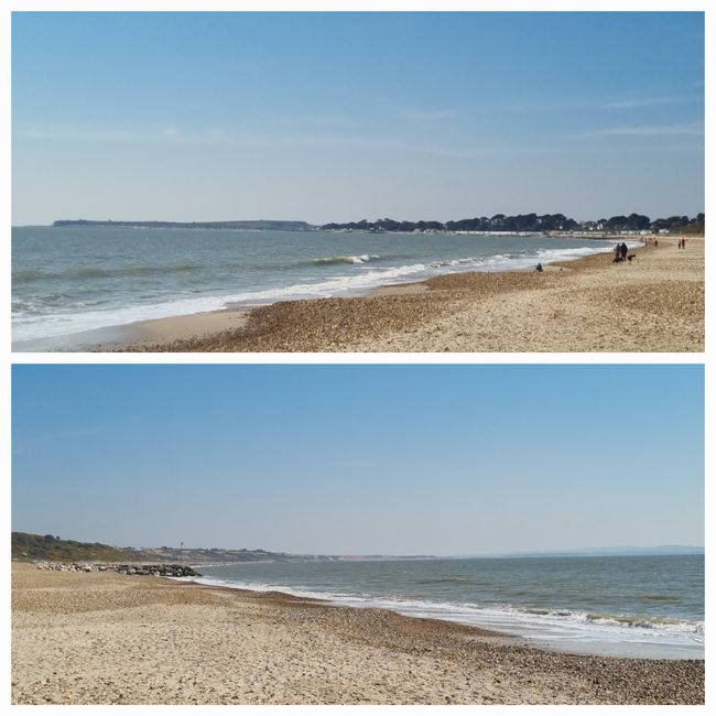 Highcliffe beach