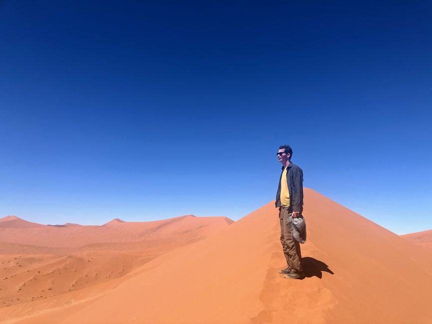 Il deserto namibiano - un mare di sabbia