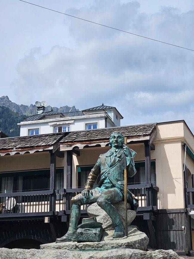 Denkmal für den Mont-Blanc-Erstbesteiger
