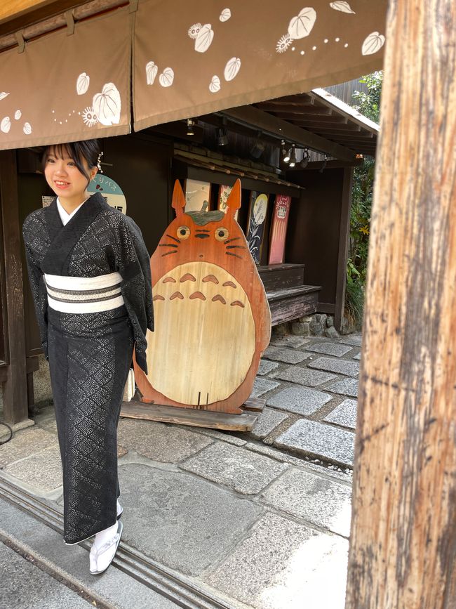 Posieren mit Totoro