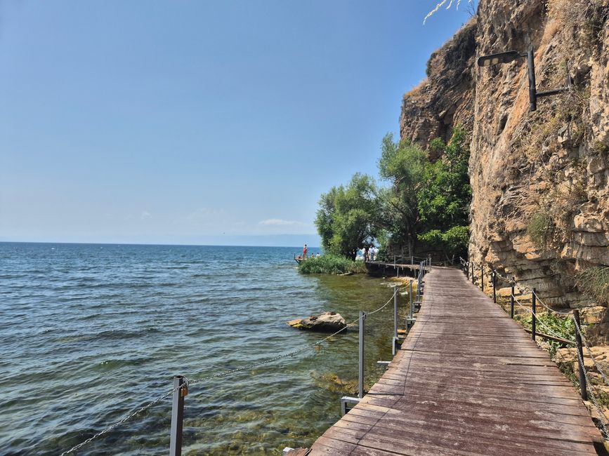 Lac d'Ohrid Macédoine du Nord