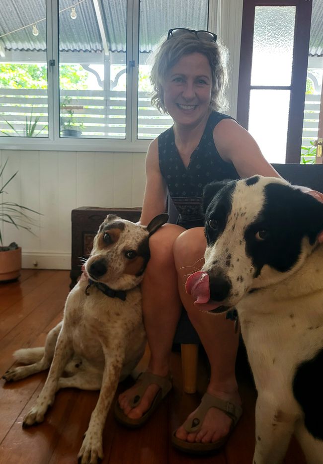 Mama wird gleich von Marshall und Todd in Beschlag genommen