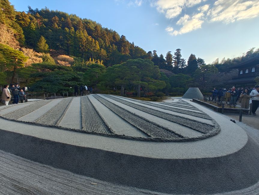 Vue du Ginkaku-ji sur Kyoto