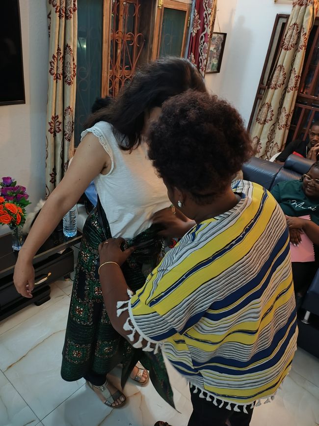 Capulana Geschenk von unserer Partnerschule Chibuto II