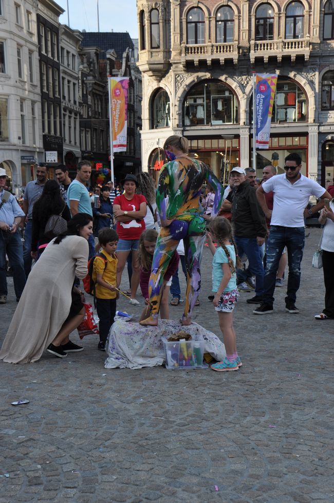 Prideday in Amsterdam im August 2015