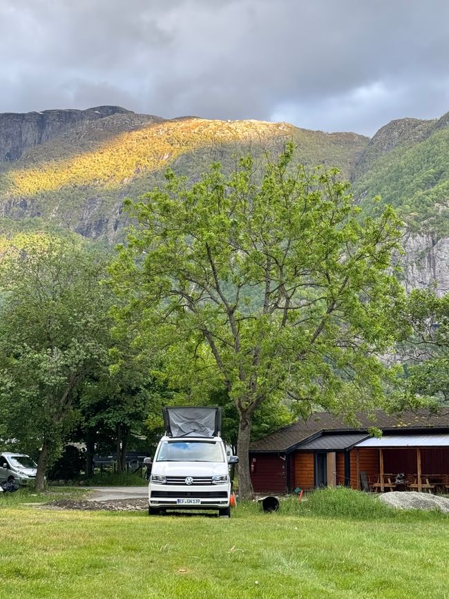 Camping Sæbo au Eidfjordvatnet