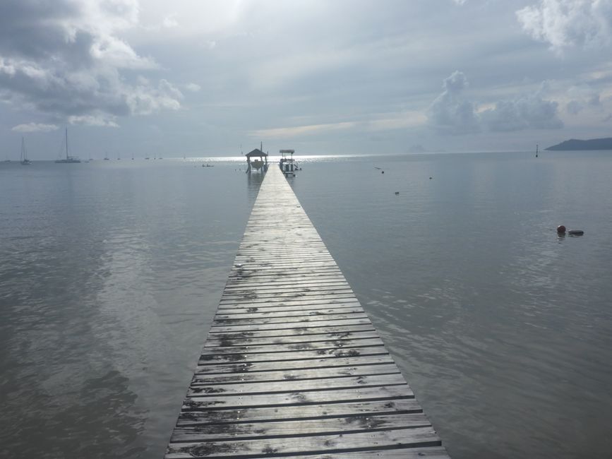 Der Steg am Beach Camp