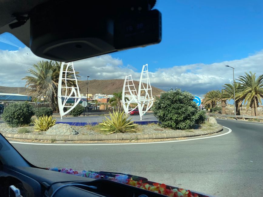 Wir nähern uns Pozo - Windsurf Capital of GC!
