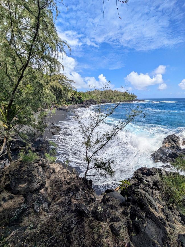 A Day At The Beach - Kehena Black Sand Beach