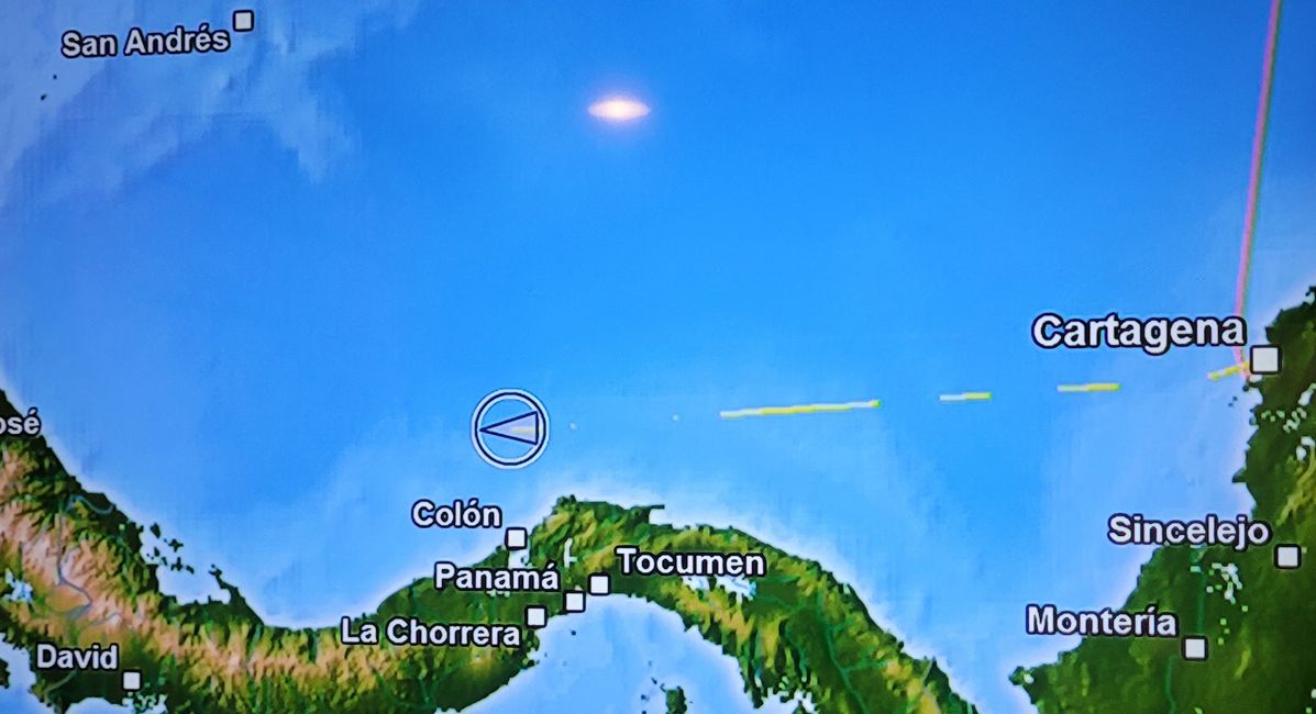 Jour 38 sur 175 : Croisière autour du monde - Jour en mer de Carthagène/Colombie à Puerto Limón/Costa Rica