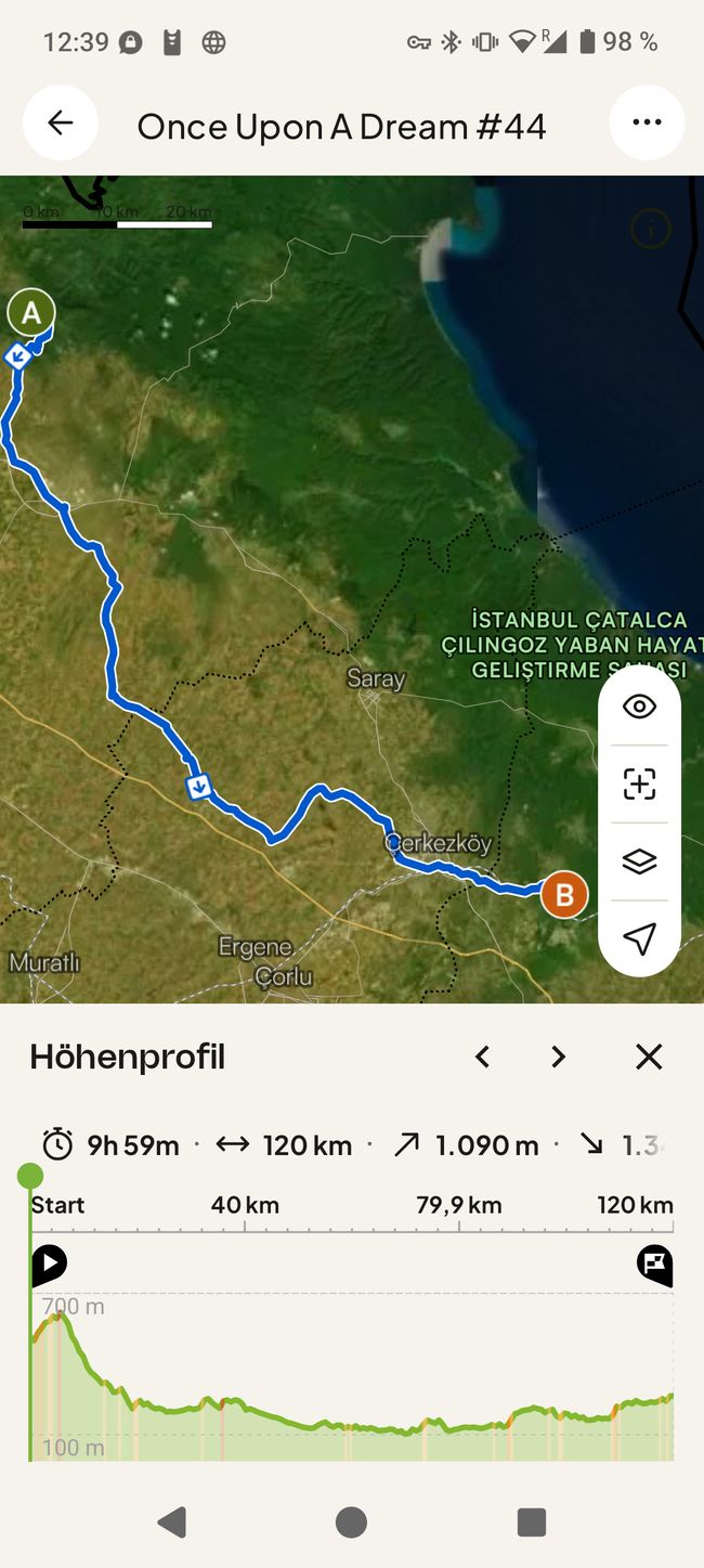 Maplibre | © komoot | Map data © OpenStreetMap Contributors