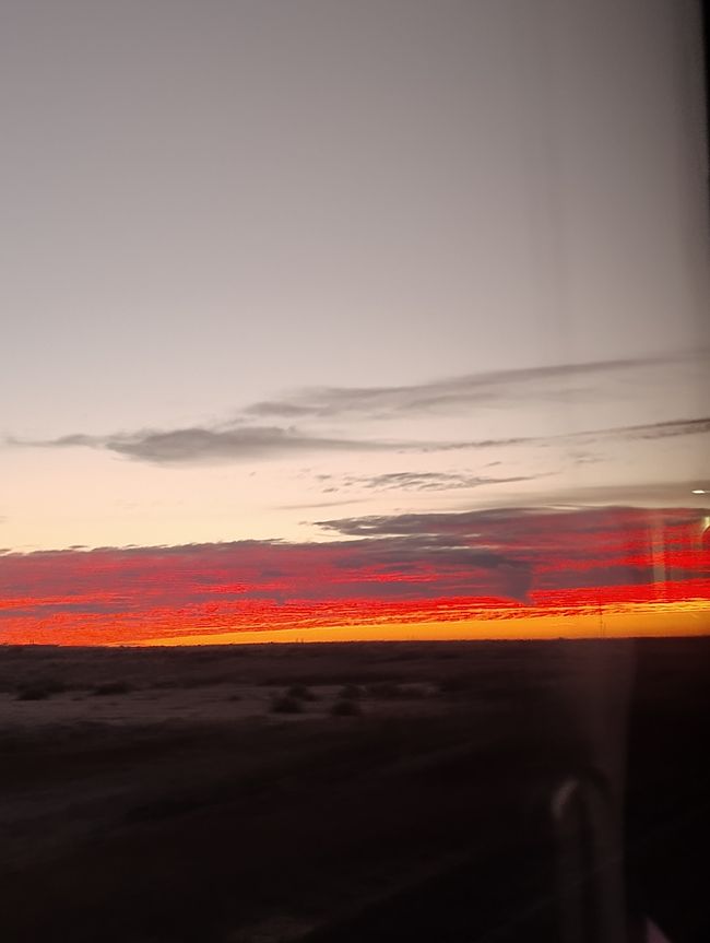 Coucher de soleil sur le Nouveau-Mexique 