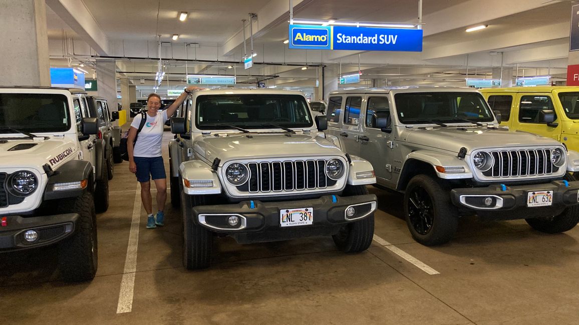 Cars of Hawaii 3 - our Jeep Wrangler rental