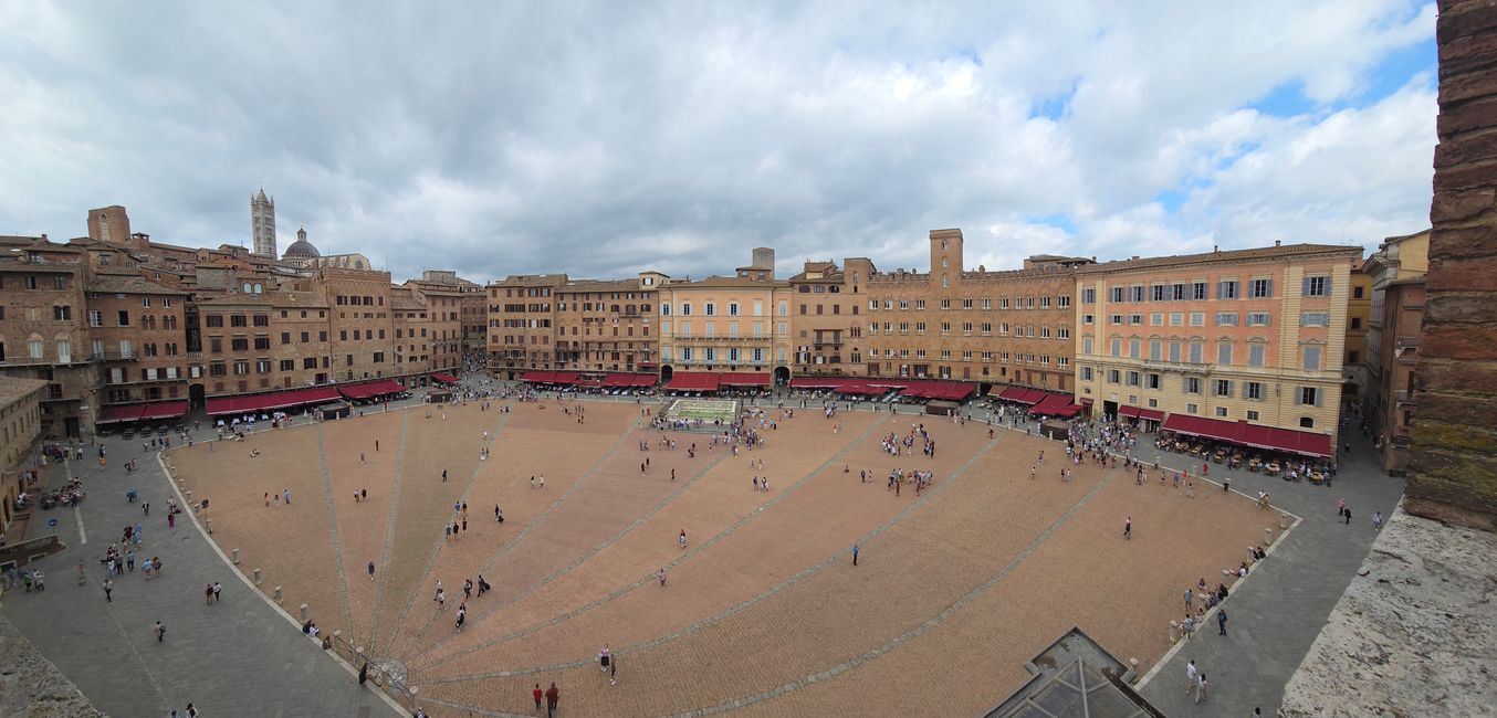 Panorama de la Piazza del Campo