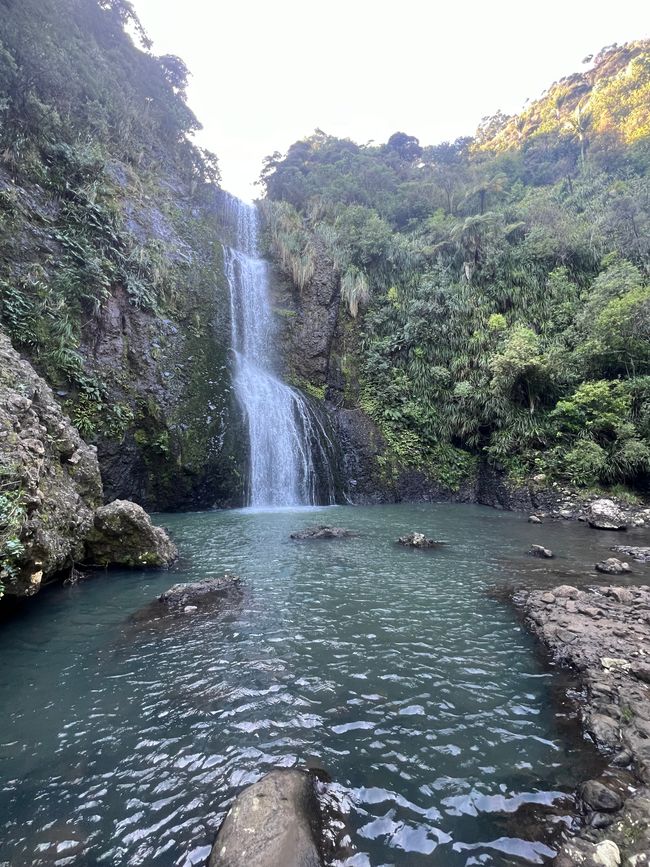 Peaceful waterfalls 