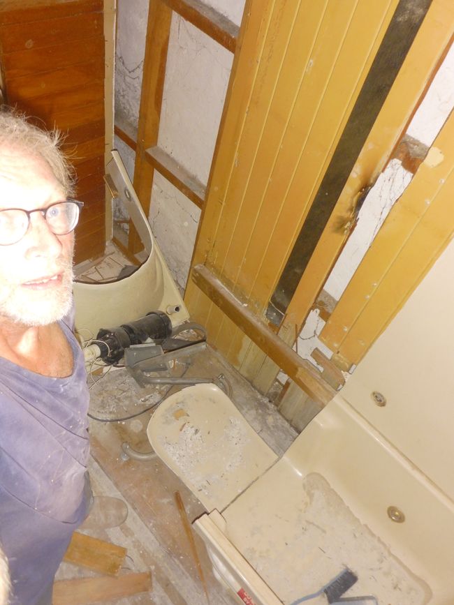 Die halbierte Badewanne