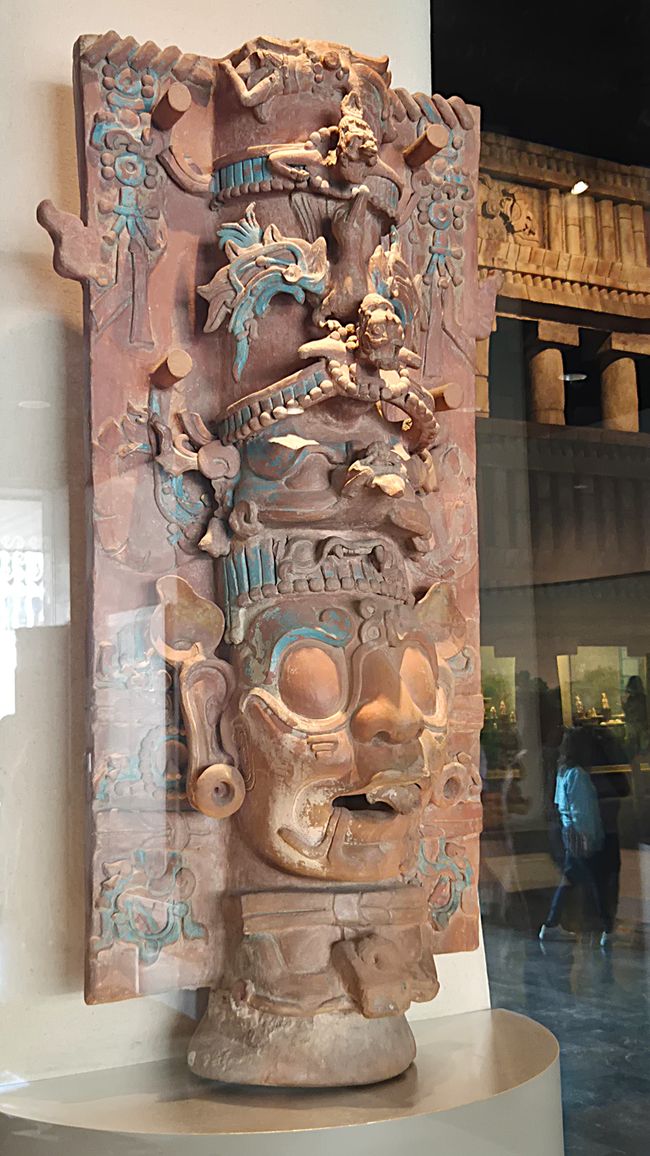 Soporte de incensario maya de Palenque