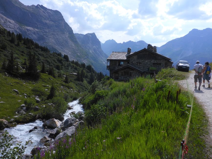 Refuge Barmettes an der Seilbahn 