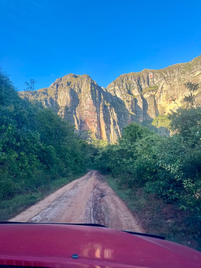 Auf dem Weg zum Codo de los Andes