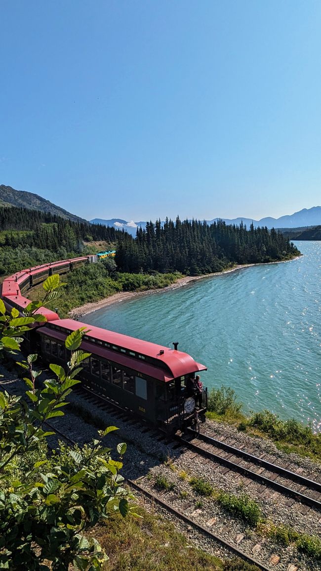 Tag 22: Auf nach Alaska! Ein Erdrutsch, der White Pass & lange Züge