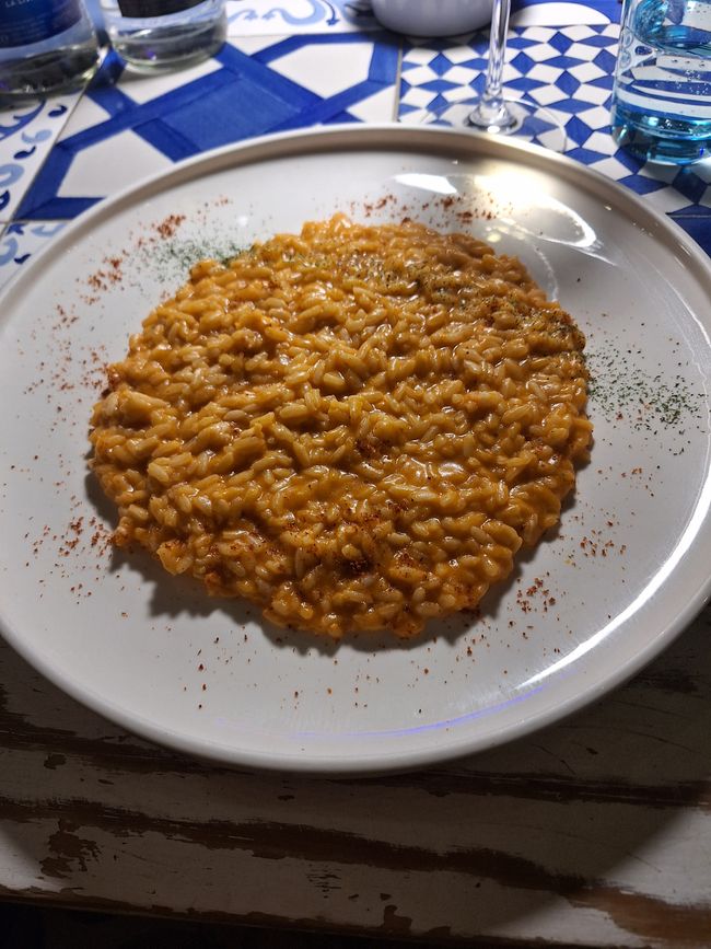 Risotto mit Garnelen und Zitrone