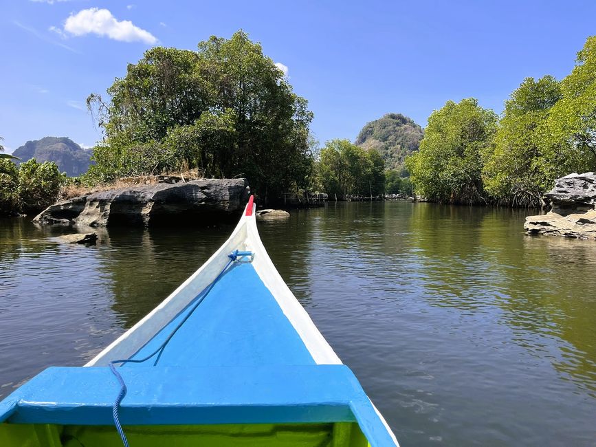 Auf dem Pute-Fluss