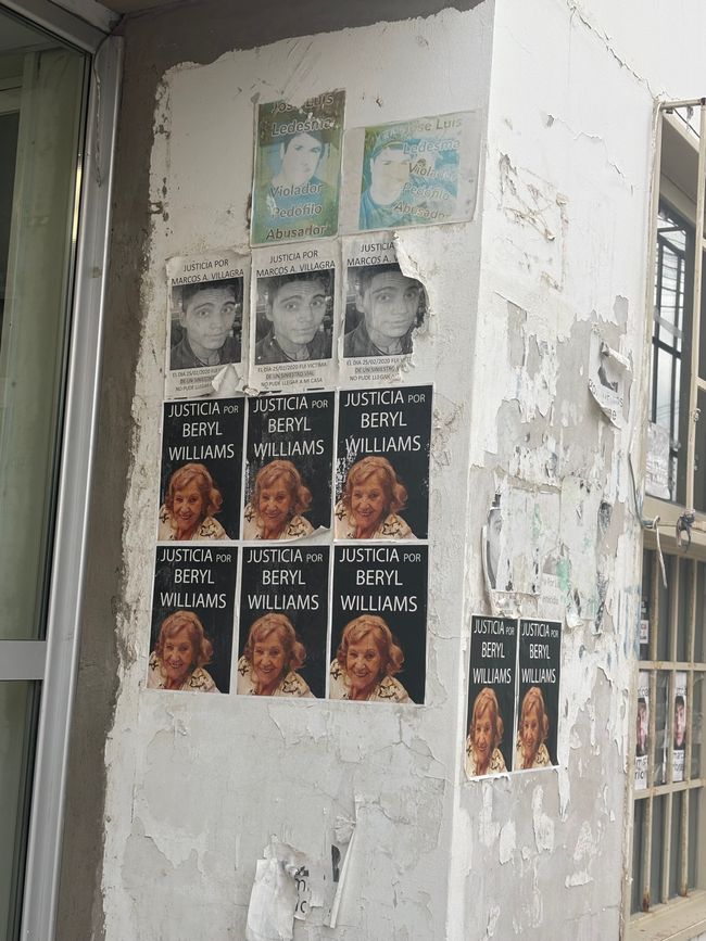 In front of a justice building, protests of victim`s relatives against court rulings. 